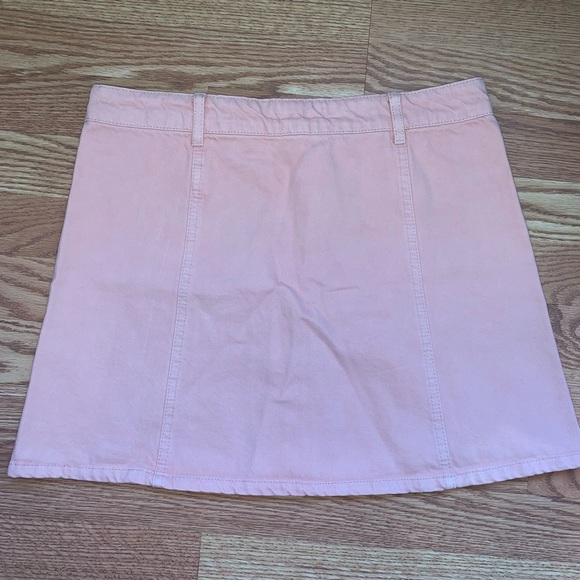 Pink Denim Skirt - Picture 2 of 4